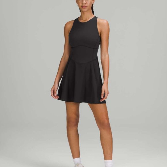 Lululemon Court Crush Dress Black - Picture 2 of 12